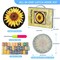 Squirrel Latch Hook Rug Kit for Adults DIY Animal Rug Making Craft Cross Stitch Cushion Crochet Yarn Kits Color Printed Canvas for Home Decor Festival Gift 20.5X15inch